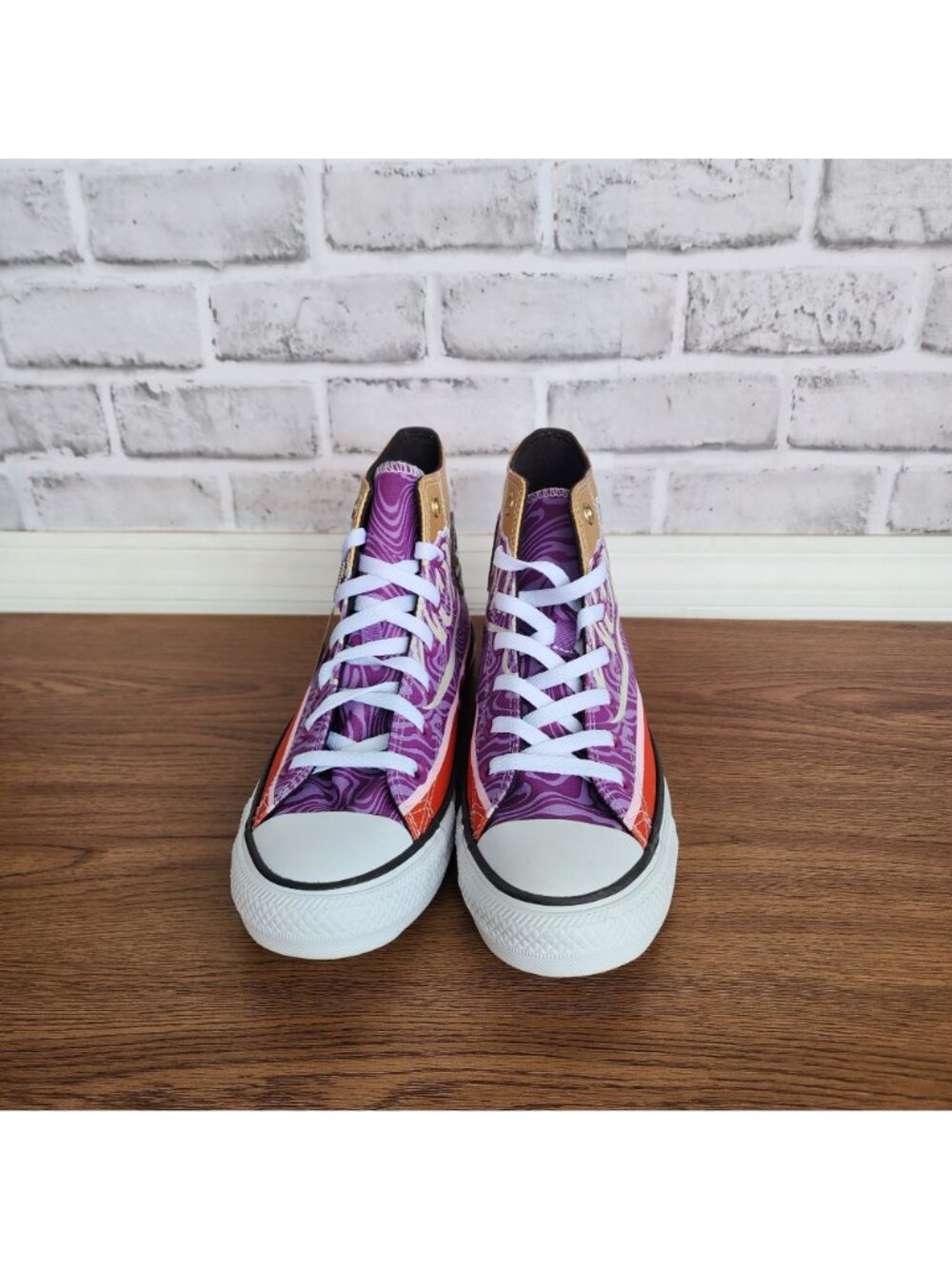 ❤️Converse Chuck Taylor Hi Willy Wonka X Sz 6 Men's shoes Sneaker Purple A08154C - Picture 3 of 13